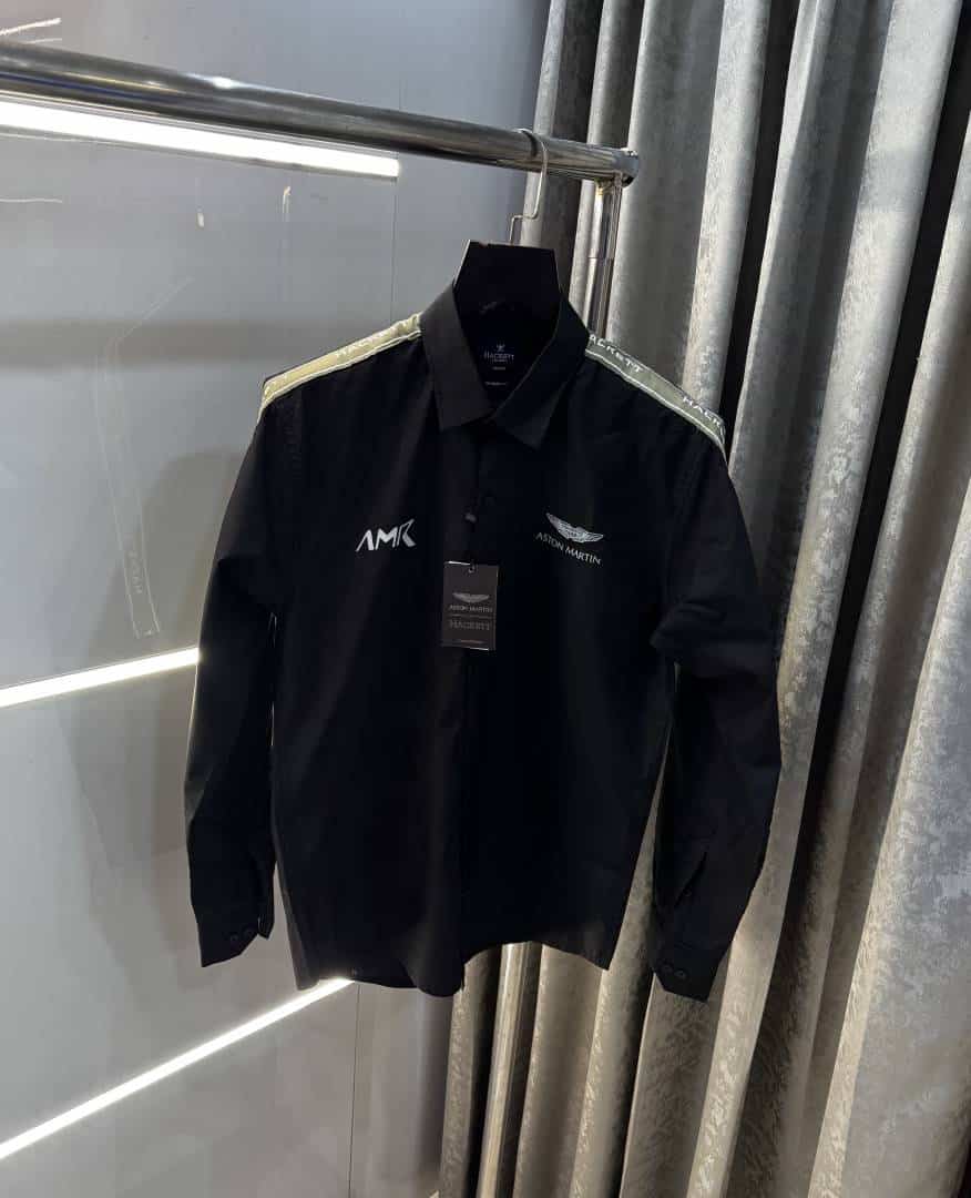 Hacket Aston Martin Black Premium Classic Shirt