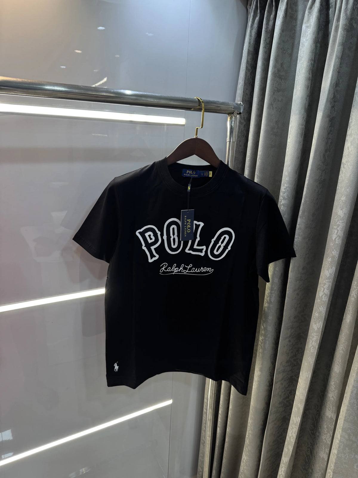 Ralph Lauren Black Logo Work Premium T-Shirt