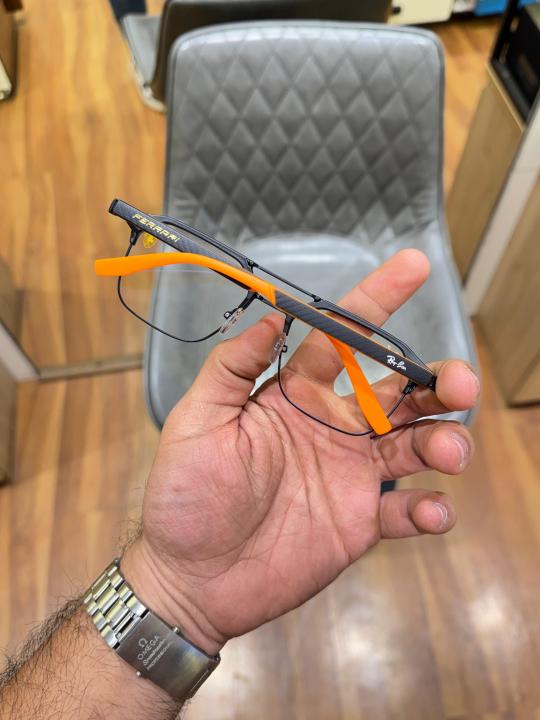 Raybann 04 black orange plano