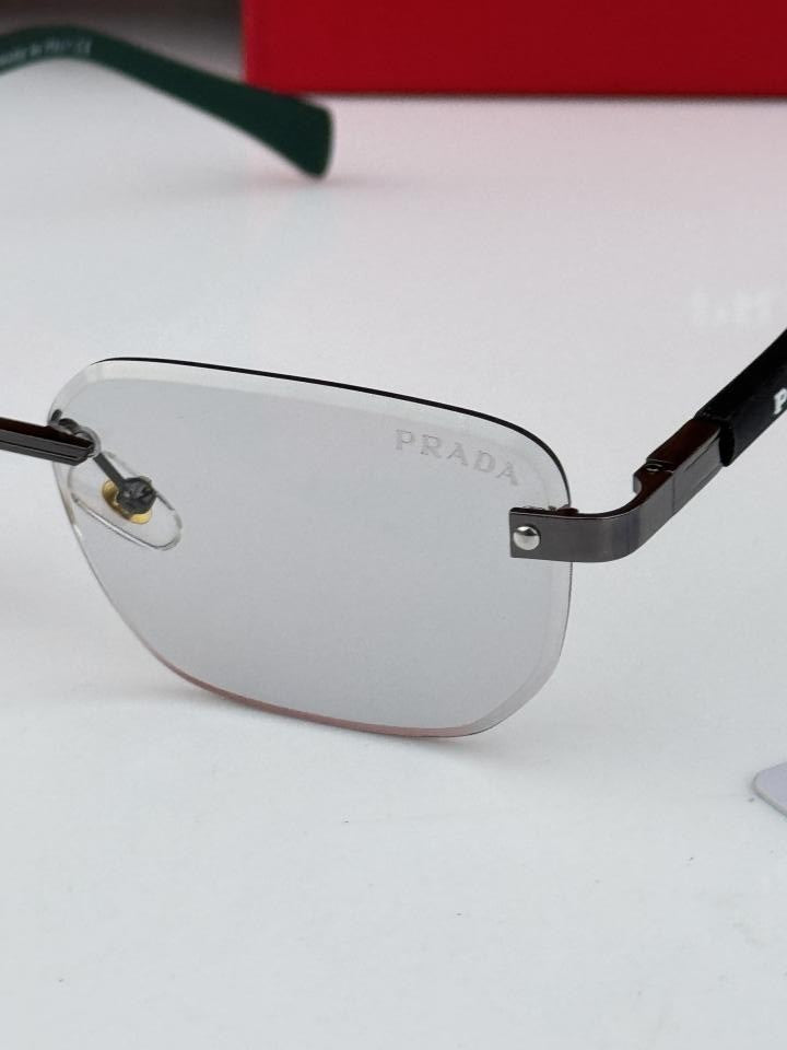 Prada122 silver green