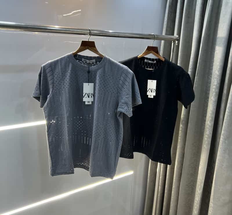 Zar a Black Seen Through Premium T-Shirt