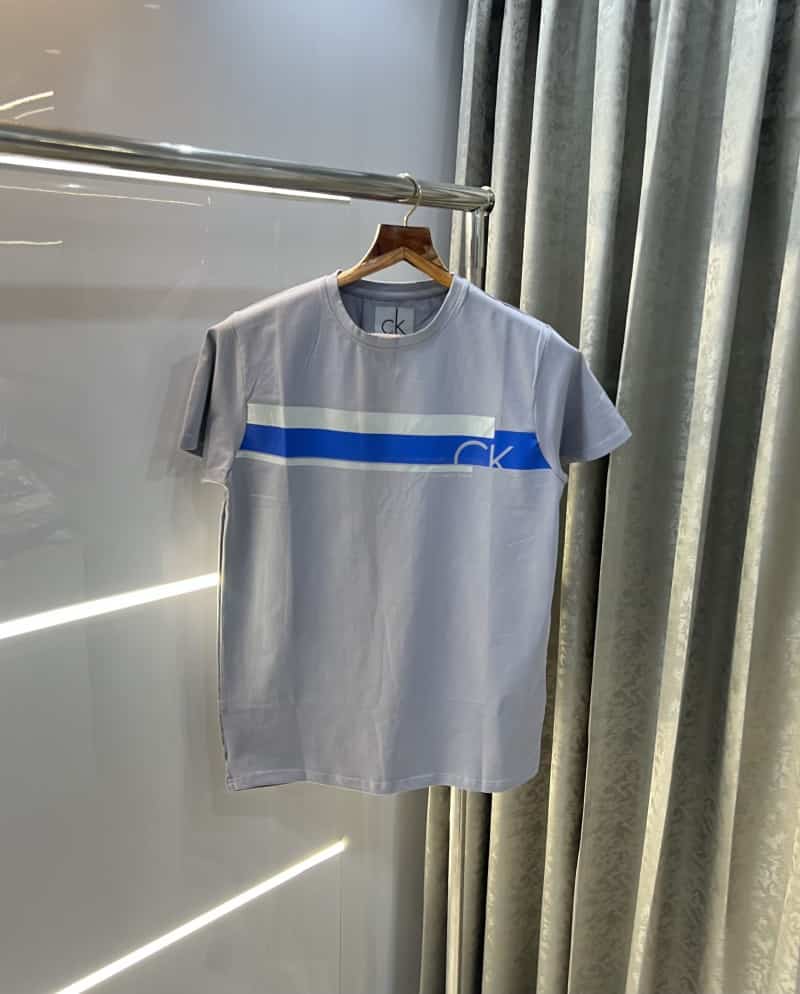 Calvin Klei n light grey printed premium t-shirt