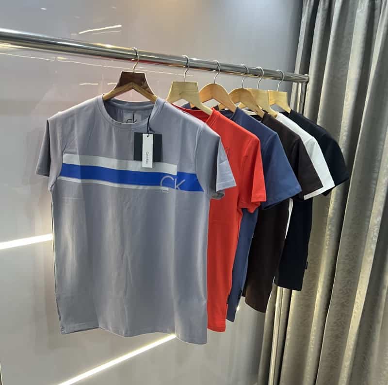 Calvin Klei n light grey printed premium t-shirt