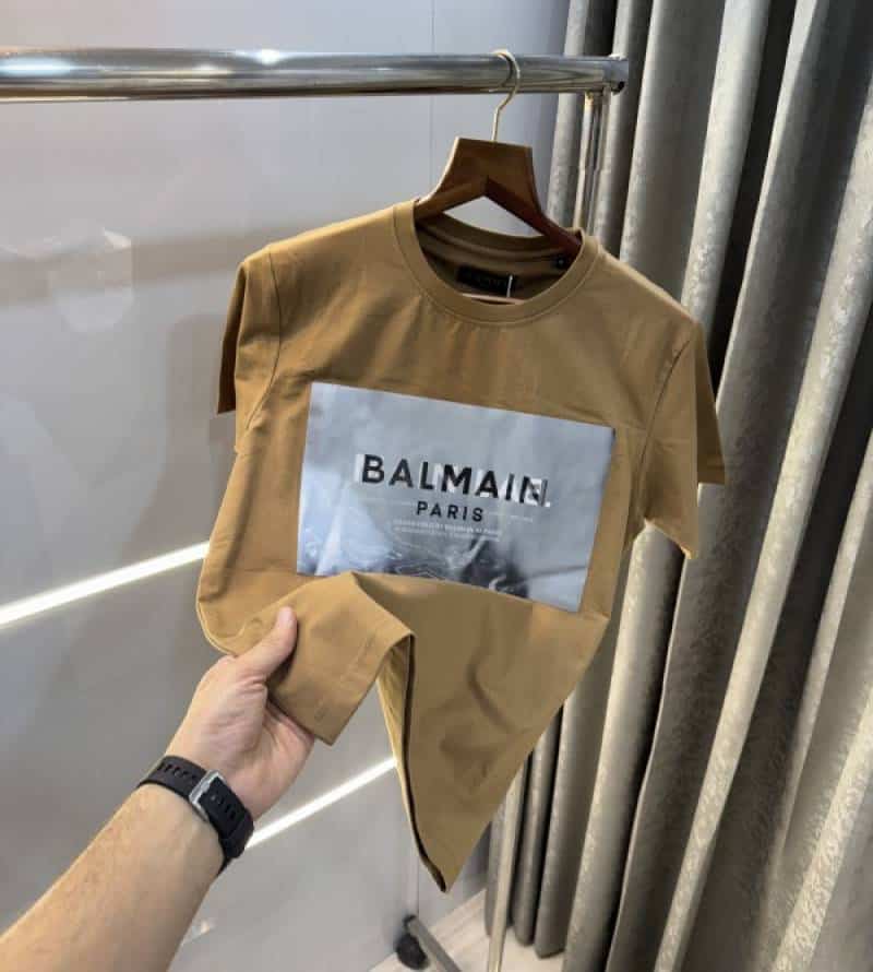 Balmai n Paris Beige Imported T-shirt
