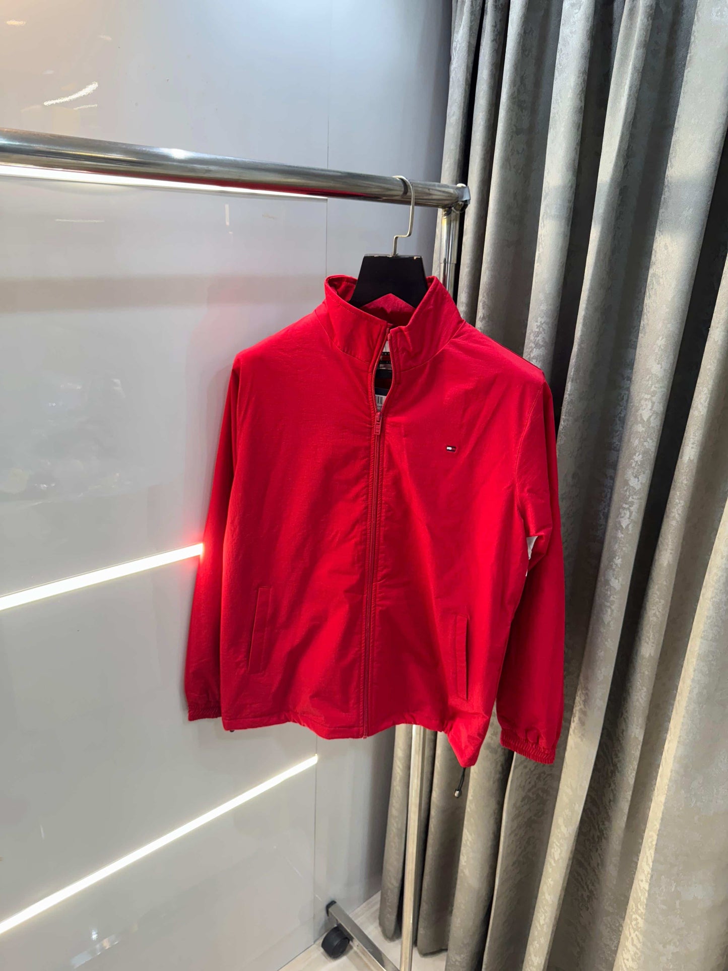 Tomm y Hilfiger Red Imported Premium Bomber Jacket