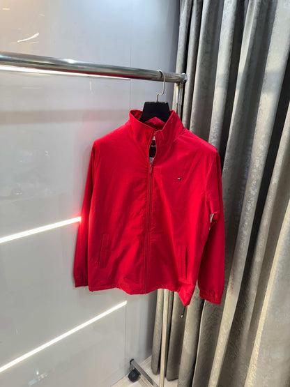 Tomm y Hilfiger Red Imported Premium Bomber Jacket