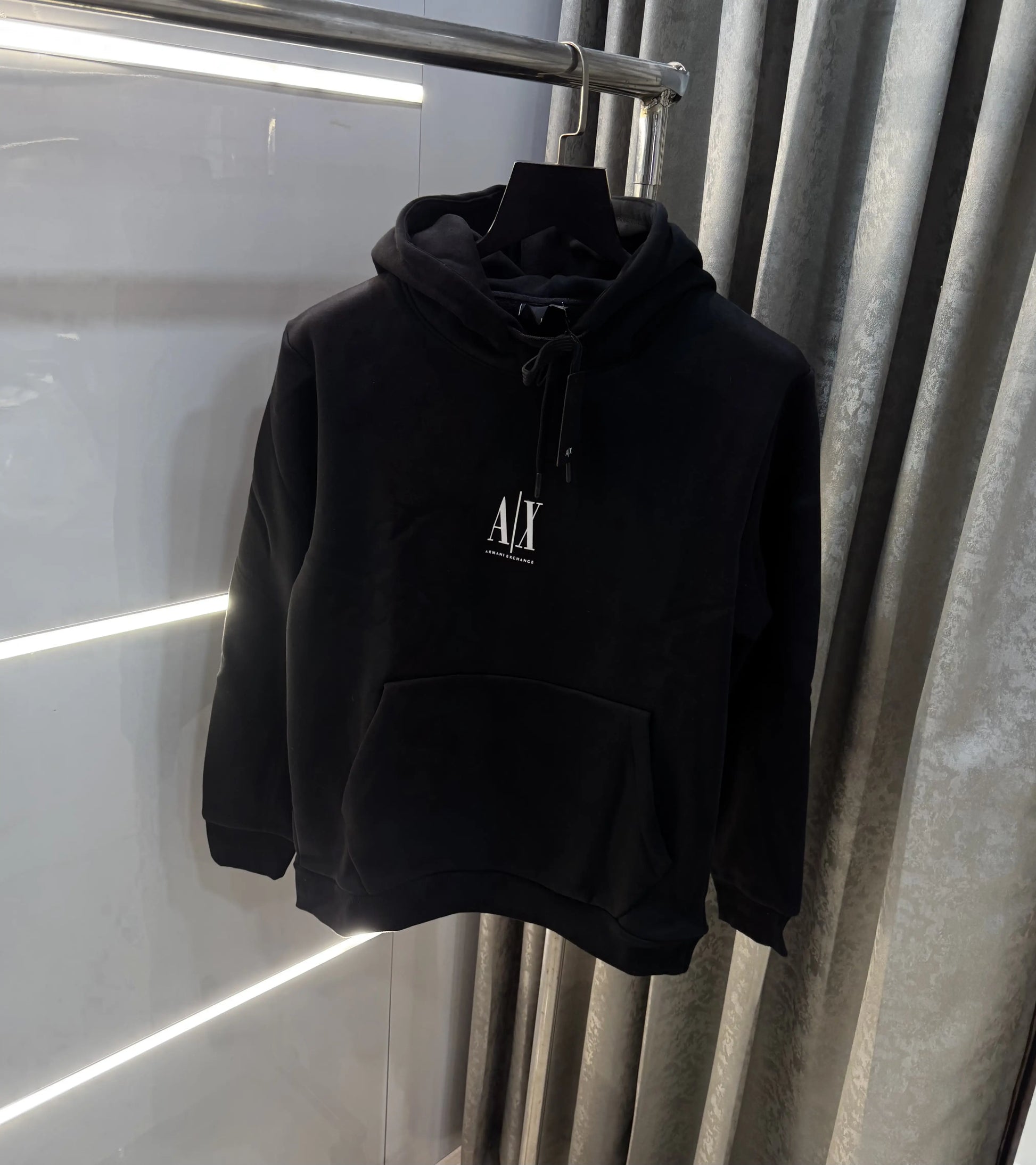 Arman i E_Xchange Black Classic Print Imported Hoodie