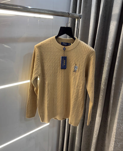 Ralp h  Laure n Beige Teddy Edition Imported Pull Over