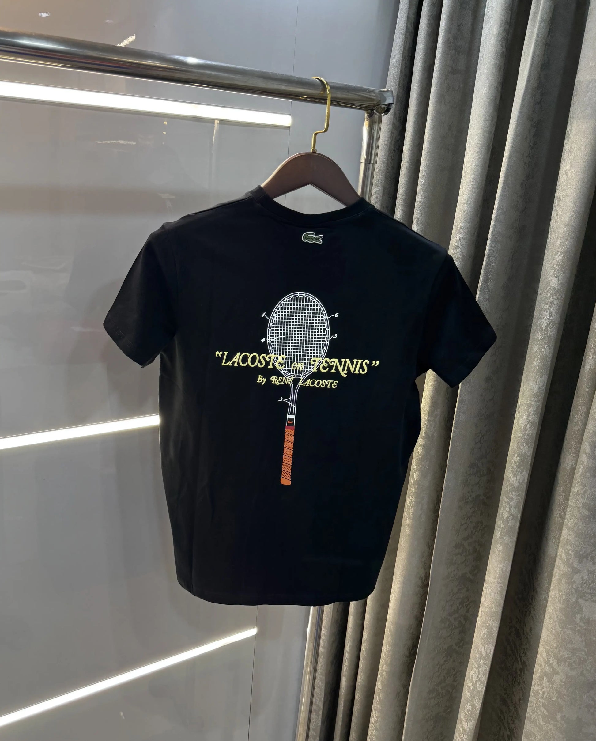 Lacost e Black Logo Work Premium Polo T-Shirt