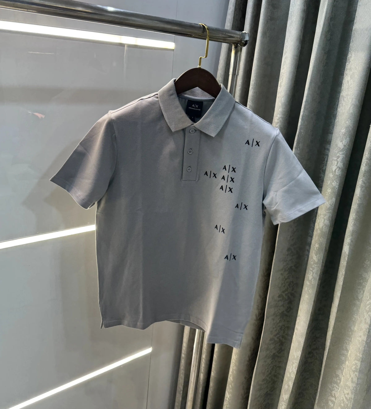 Arman i Exchange Grey Logo Work Premium Polo T-Shirt