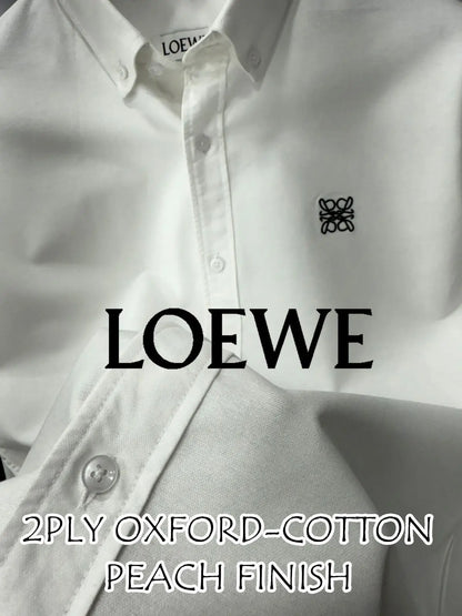 Loewe Black Embroidery Logo Shirt With Premium Box Packing