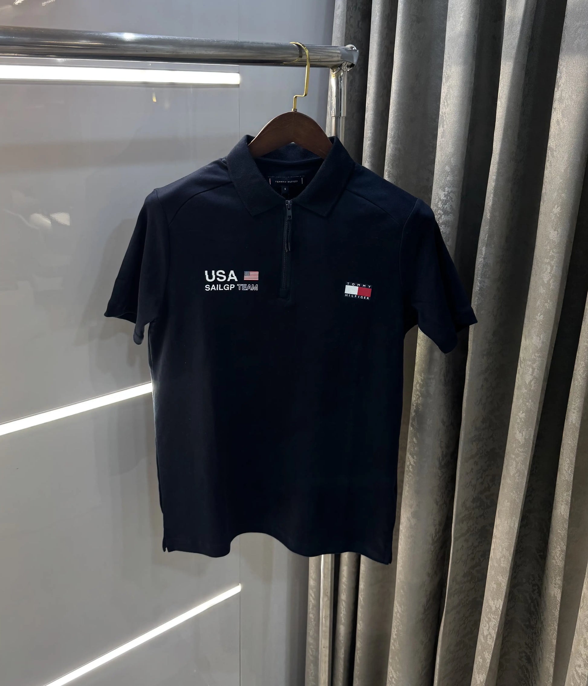Tommy Hilfiger Navy Blue Premium Polo T-shirt