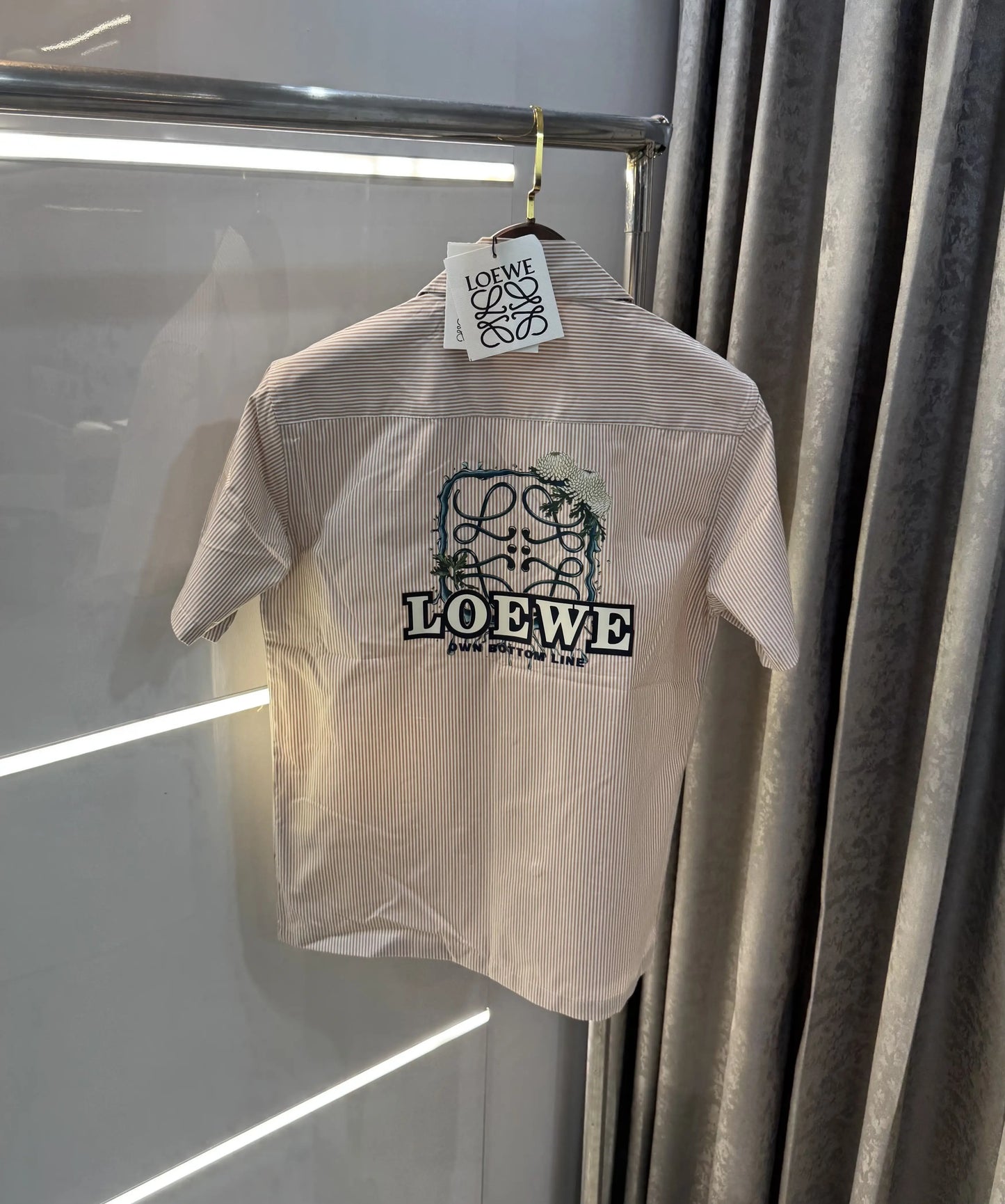 Loewe Beige Logo Work Premium Shirt