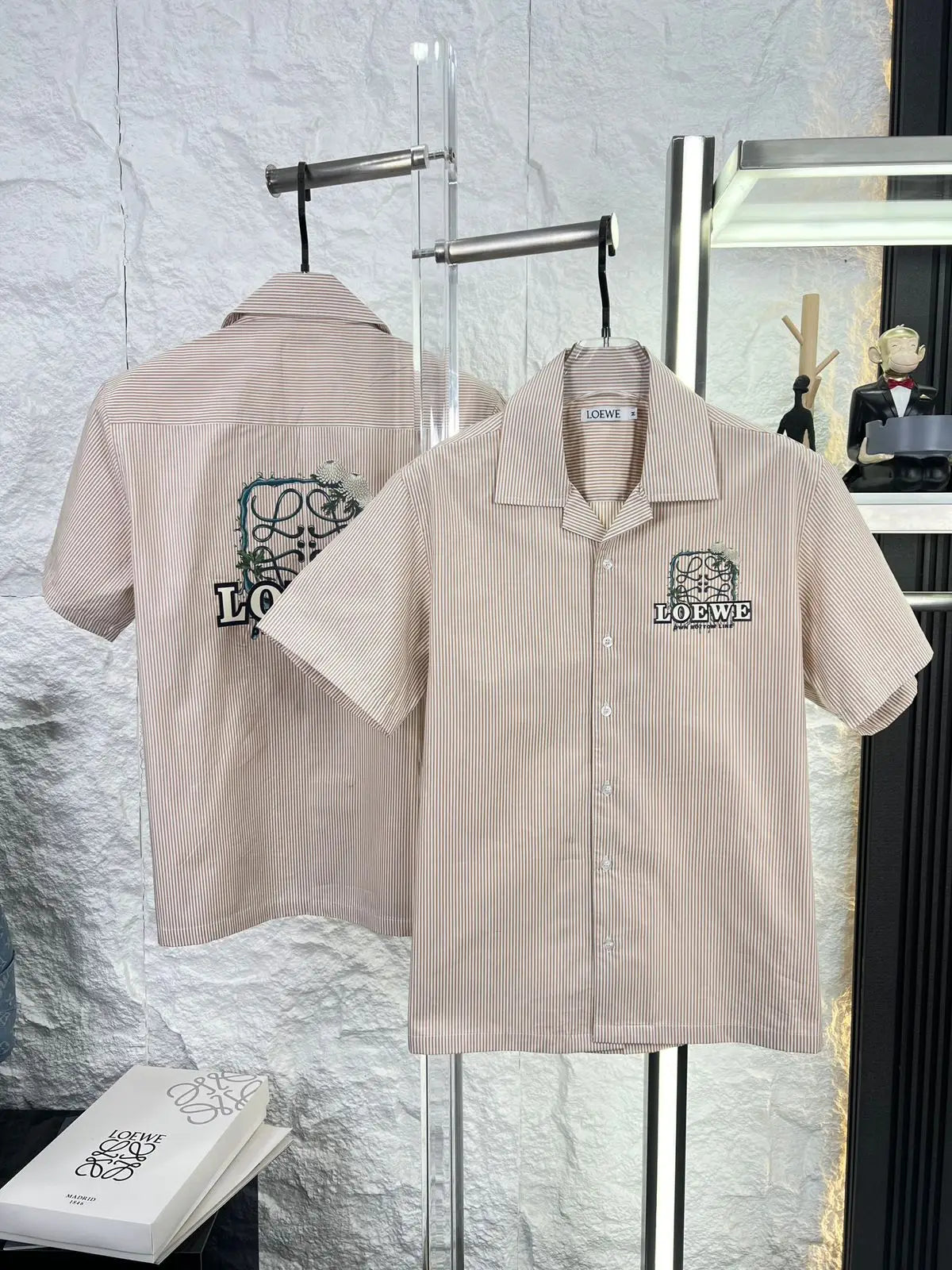 Loewe Beige Logo Work Premium Shirt