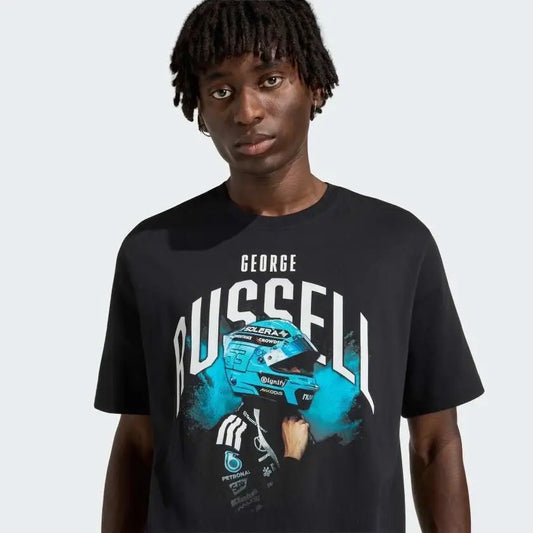 Adidas Black Printed Premium Classic T-Shirt