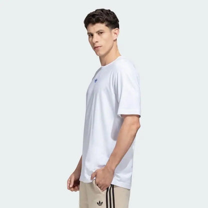 Adidas White Printed Premium Classic T-Shirt