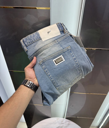 Balmain Paris Greenish Imported Premium Denim