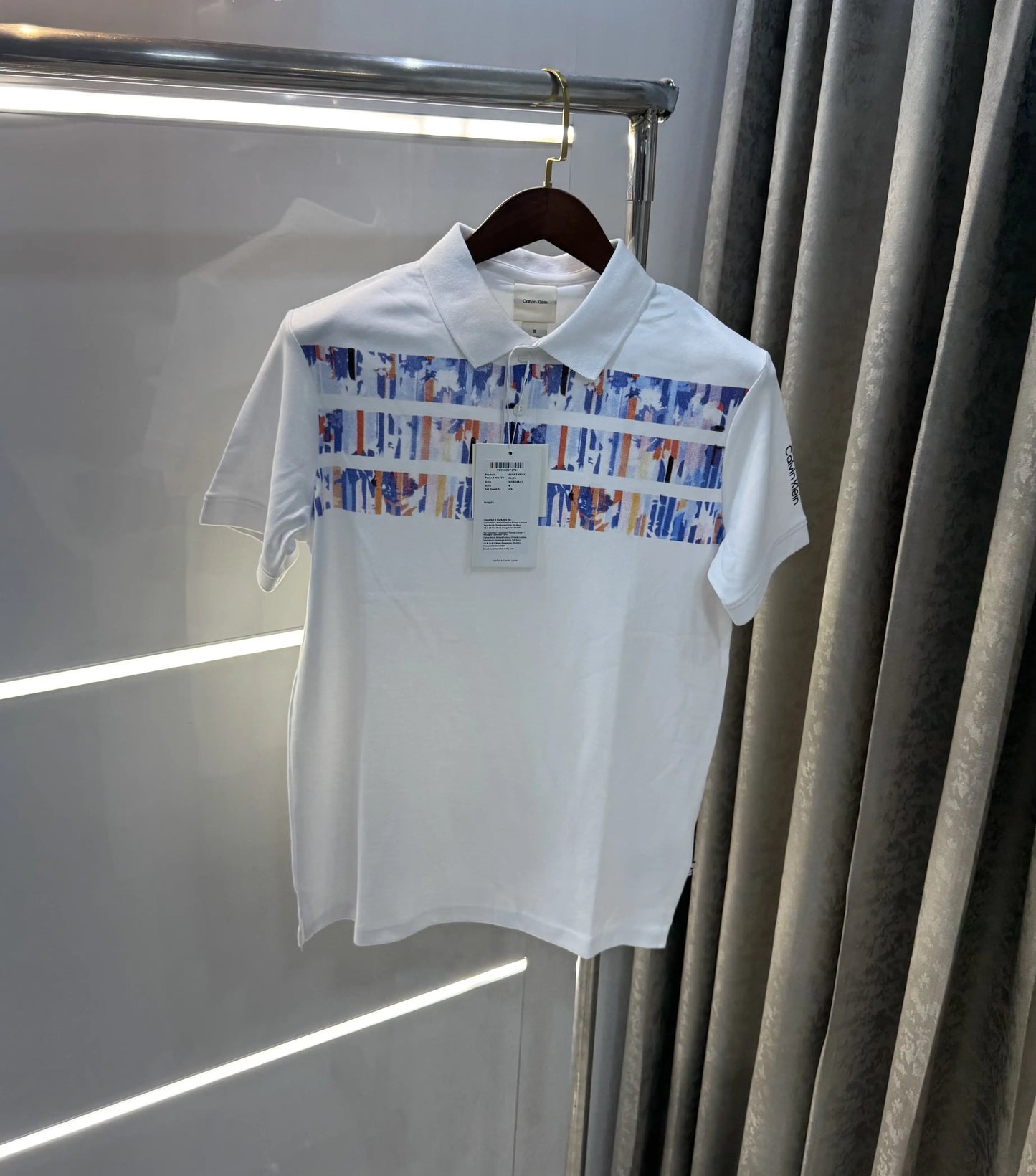 Calvin  Klein White Premium Polo T-Shirt
