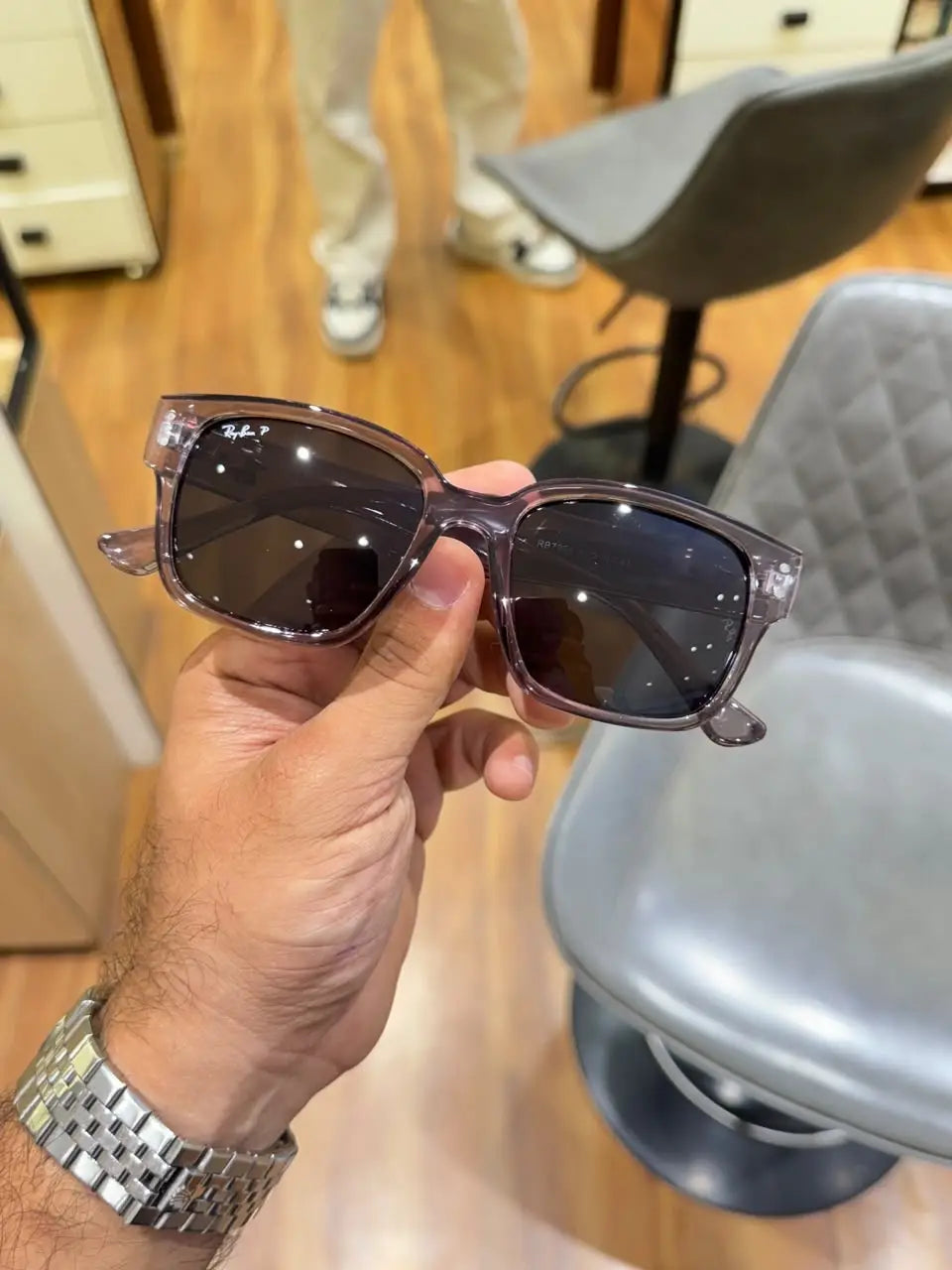 Rayban 7256 grey black