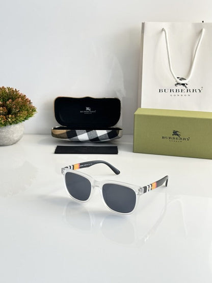 Burbe.rry Exclusive Stylish Sunglass For Unisex Ice/Black