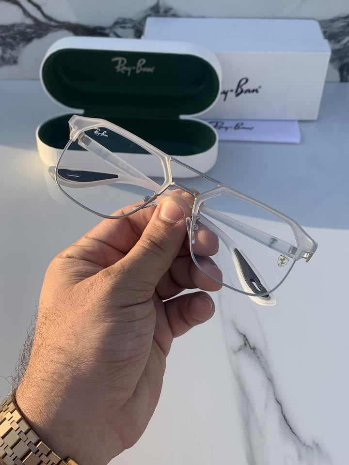 Raybann 04 white plano