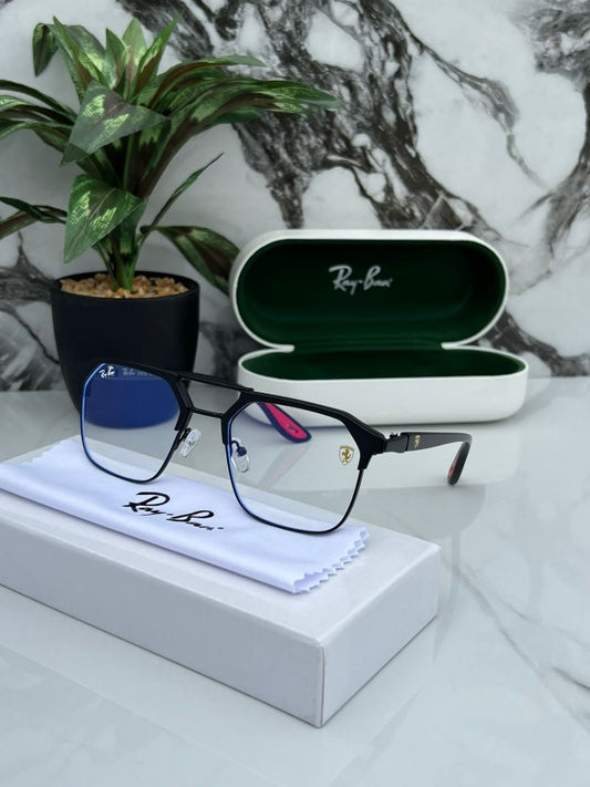 rayban 04 black plano