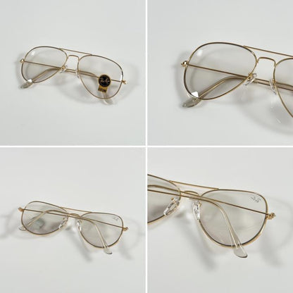 Rayban Aviator 3026 Gold Day Night Colour Changing