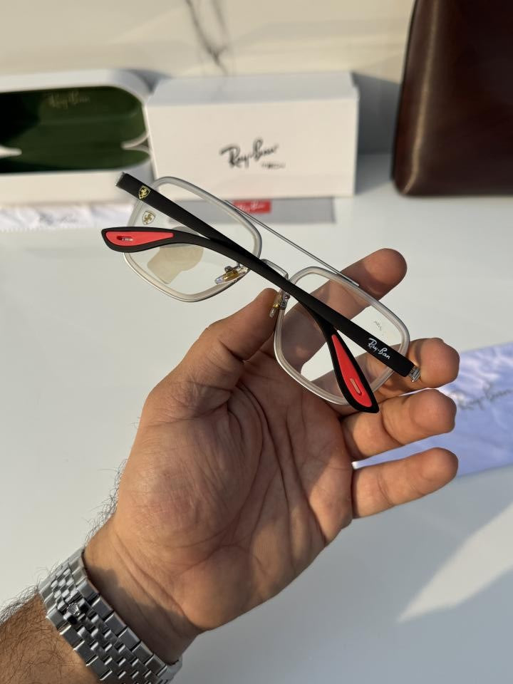 Raybann 06 white black plano