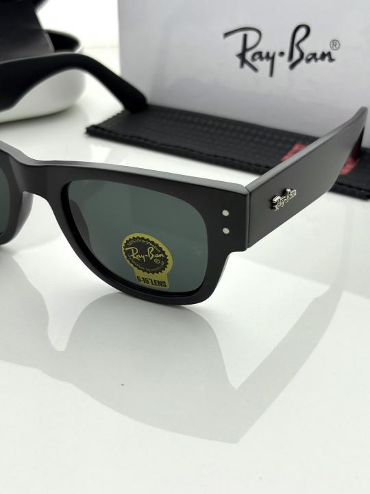 Raybann 0840 mate black mega wayfarer