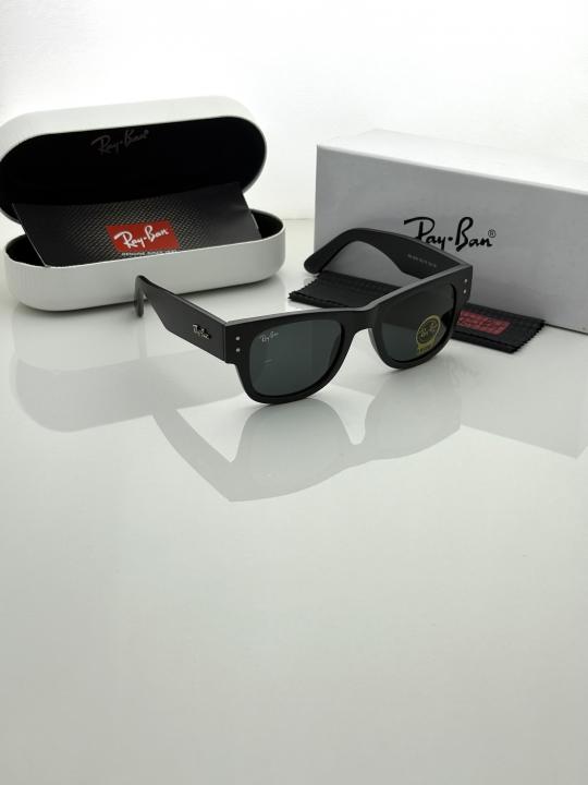 Raybann 0840 mate black mega wayfarer