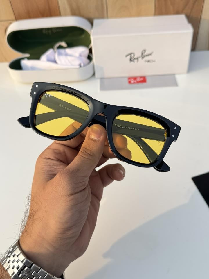 Rayban 0502 black yellow