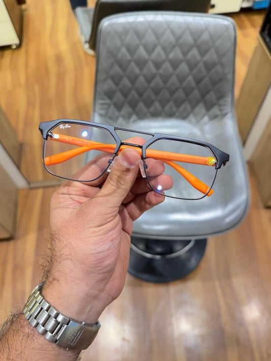 Raybann 04 black orange plano