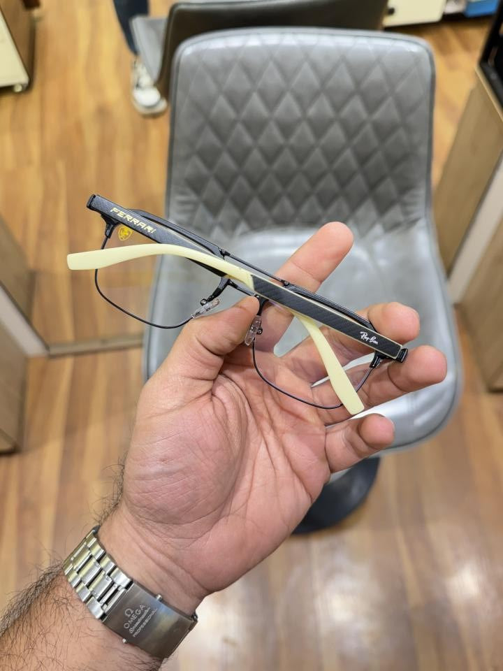 Raybann 04 black yellow plano