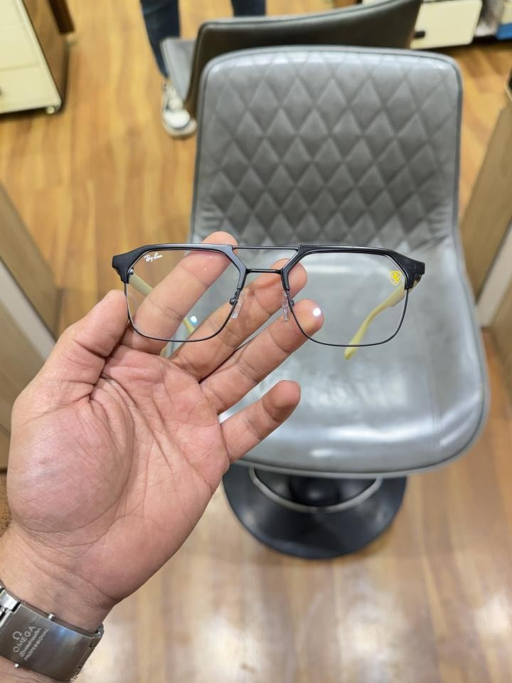 Raybann 04 black yellow plano