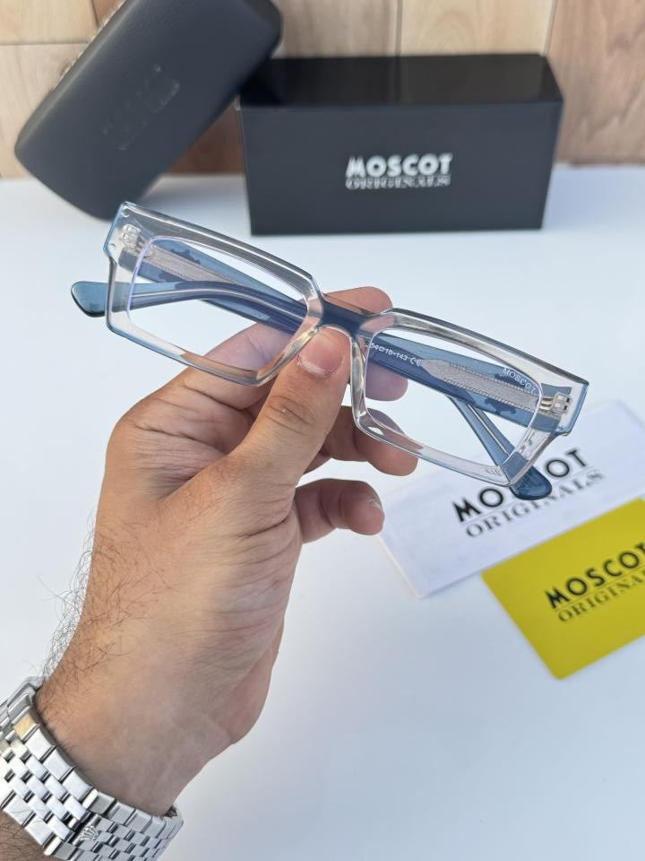 Moscot 1158 peach blue plano