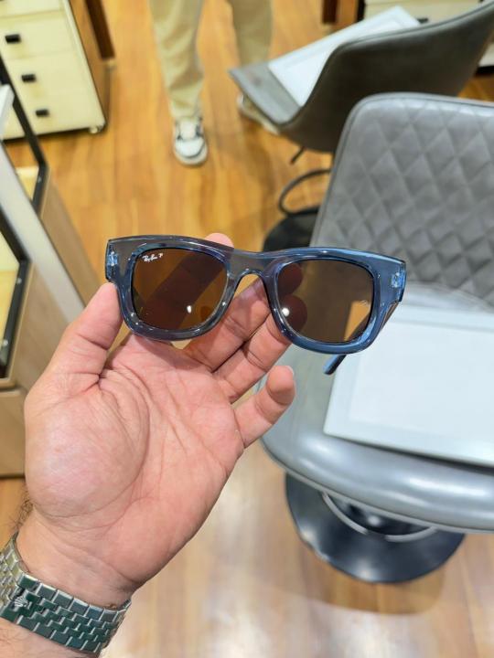 raybann 4940 puffer blue brown