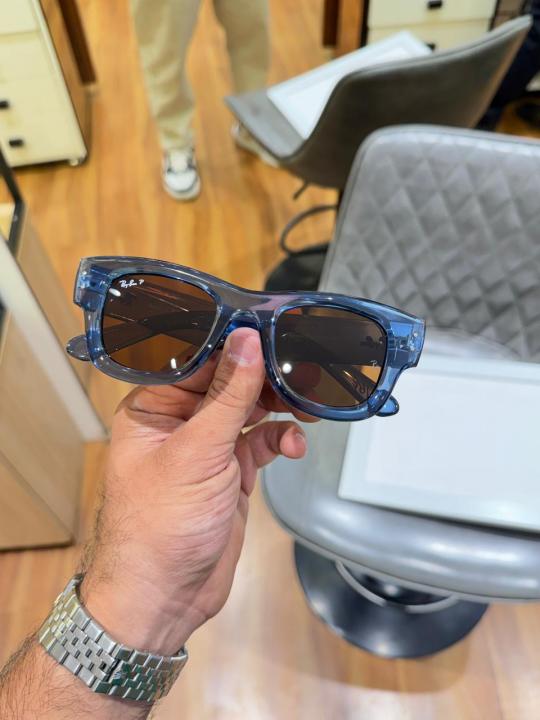 raybann 4940 puffer blue brown