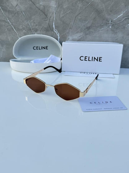 Celine 25056 gold brown