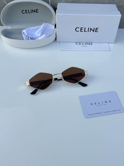 Celine 25056 gold brown
