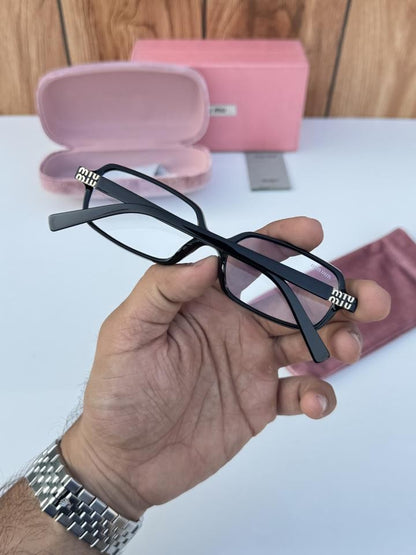 Miu miu 5520 black gold plano