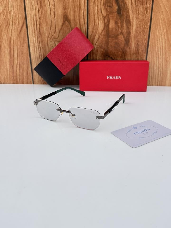 Prada122 silver green
