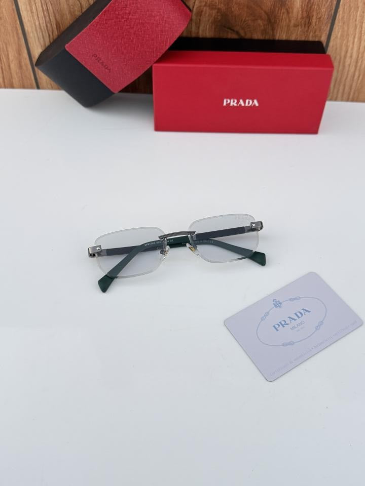 Prada122 silver green
