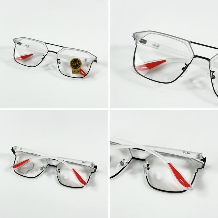 Luxury Transparent Black Square Optical Frame for Men & Women | Lightweight Premium Eyewear