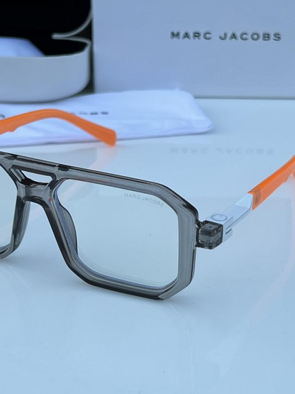 Marcc Jacobss Grey Transparent Luxury Frame 125