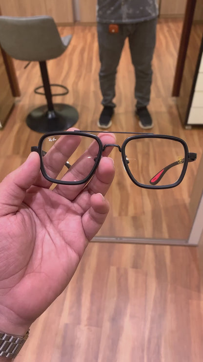 Rayban 06 black plano