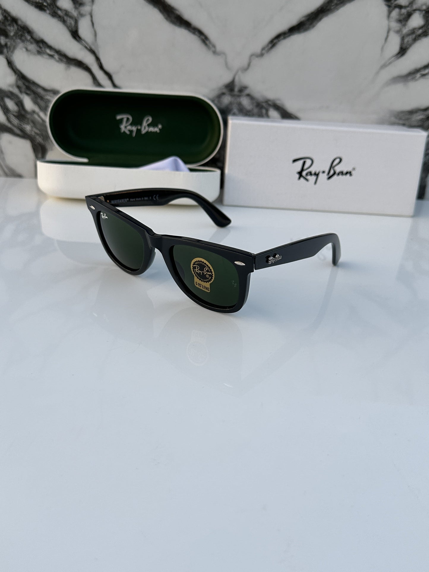 Ray Bann 2140 Slant Black/Green
